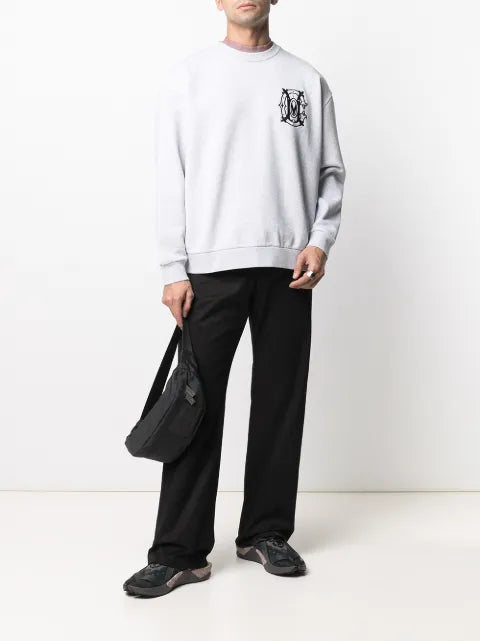 COUNTY OF MILAN logo embroidery sweatshirt