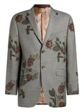 ETRO floral-print single-breasted jacket