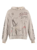 SAINT MXXXXXX Drawings printed hoodie