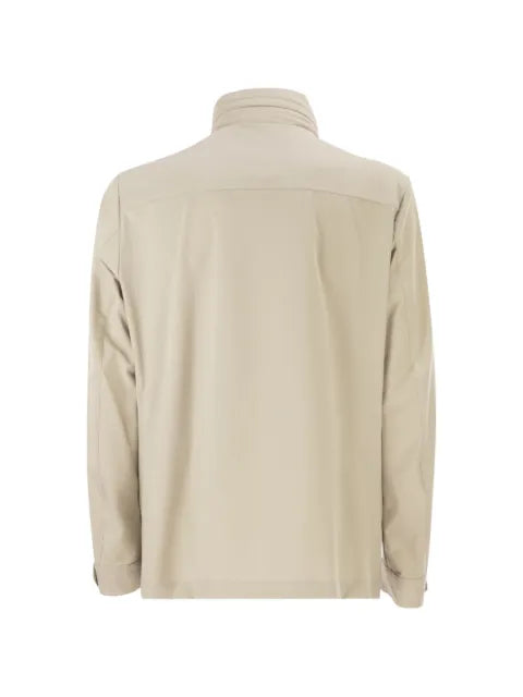 Fay detachable-hood flap-pocket jacket