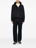 SANDRO zip-up hooded jacket