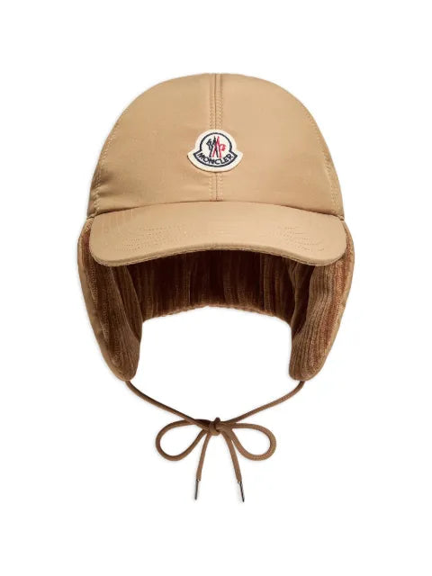 Moncler baseball cap with ear flaps