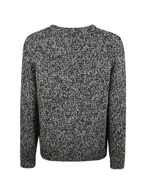 Ballantyne Raw Diamond marl-knit raglan-sleeve sweater