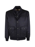 Barba button-up bomber jacket