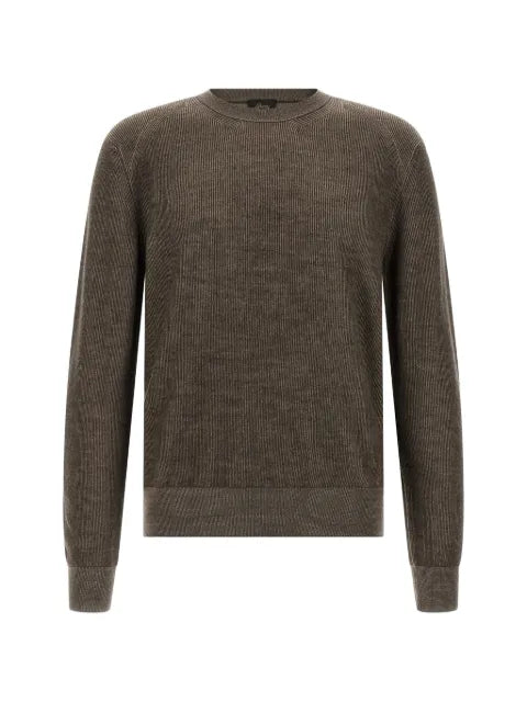 Brioni vanisé-weave raglan-sleeve sweater