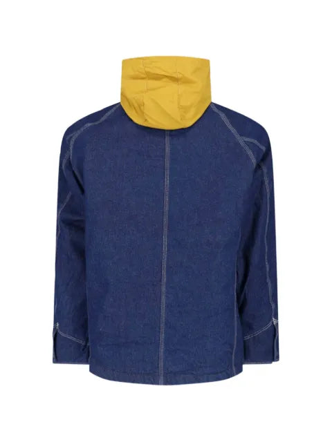 Roy Rogers drawstring hooded denim jacket