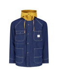Roy Rogers drawstring hooded denim jacket