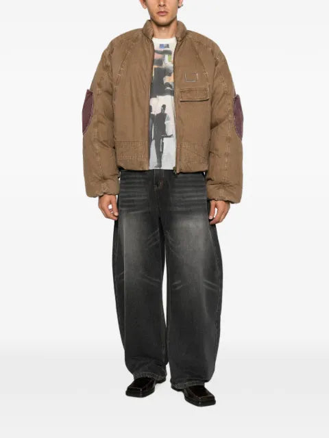 KidSuper portrait-print padded jacket