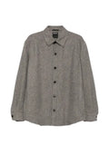 Zegna herringbone-pattern shirt jacket