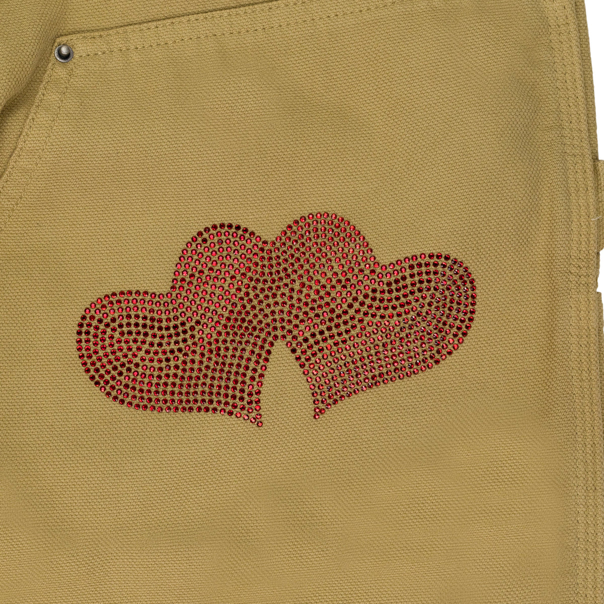 Natural Woven Double Knee Pants