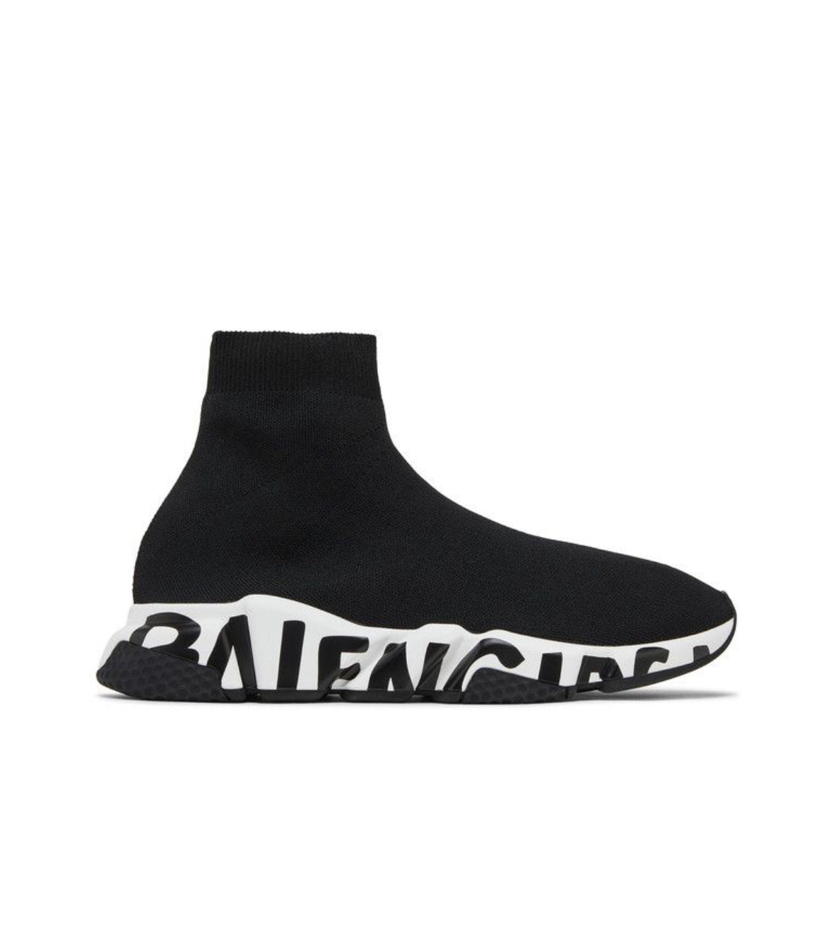Balenciaga Speed Sneaker Midsole Graffiti Black White