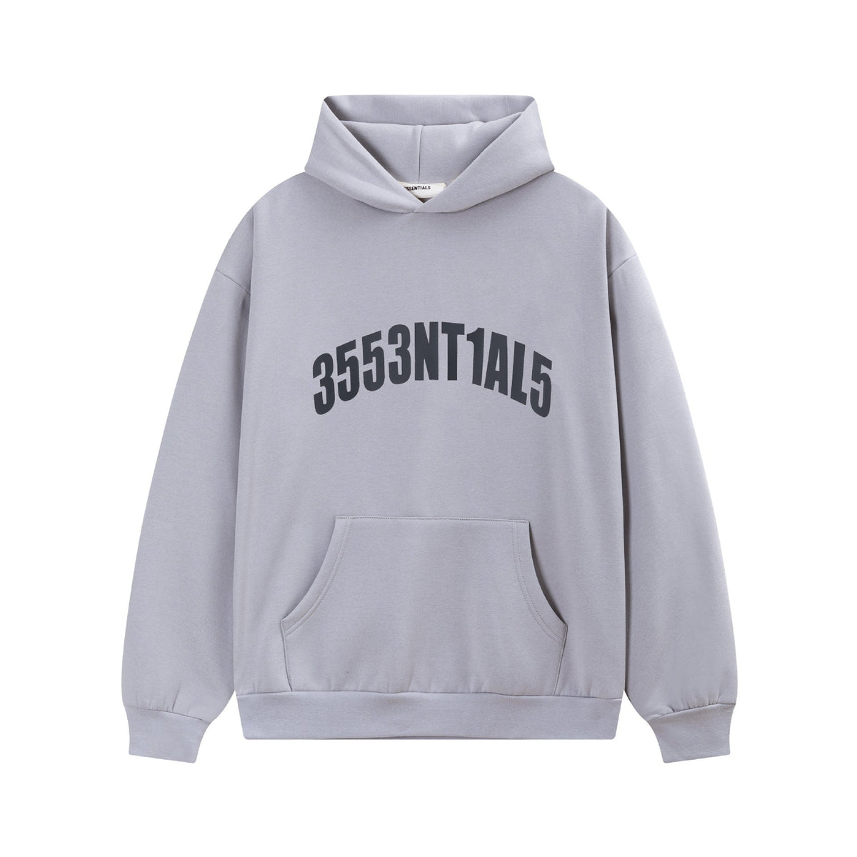 Fear Of God Essentials Rubber Print Letter Pullover Hoodie Unisex