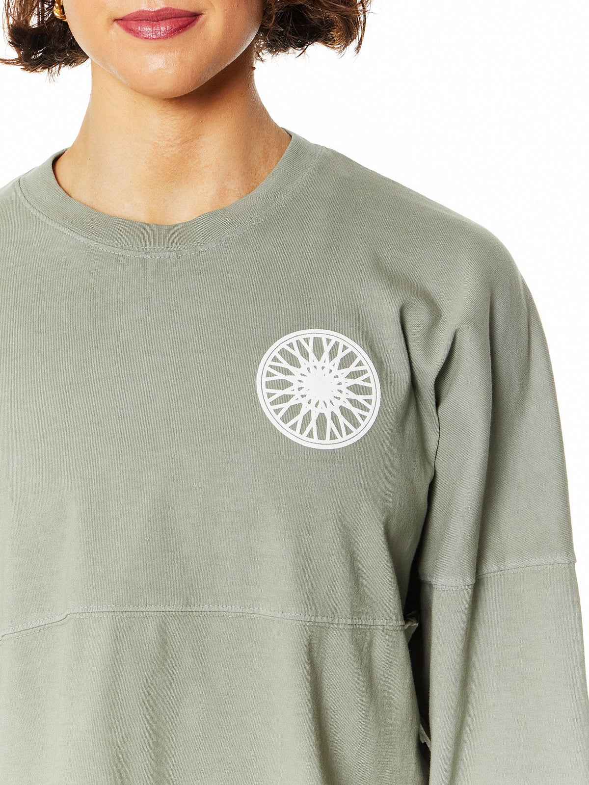 CROPPED SPIRIT JERSEY SAGE