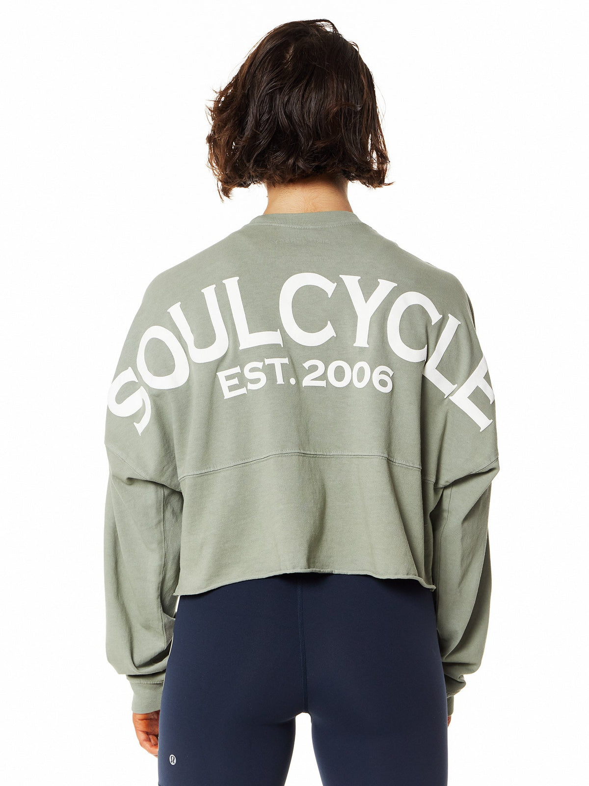 CROPPED SPIRIT JERSEY SAGE