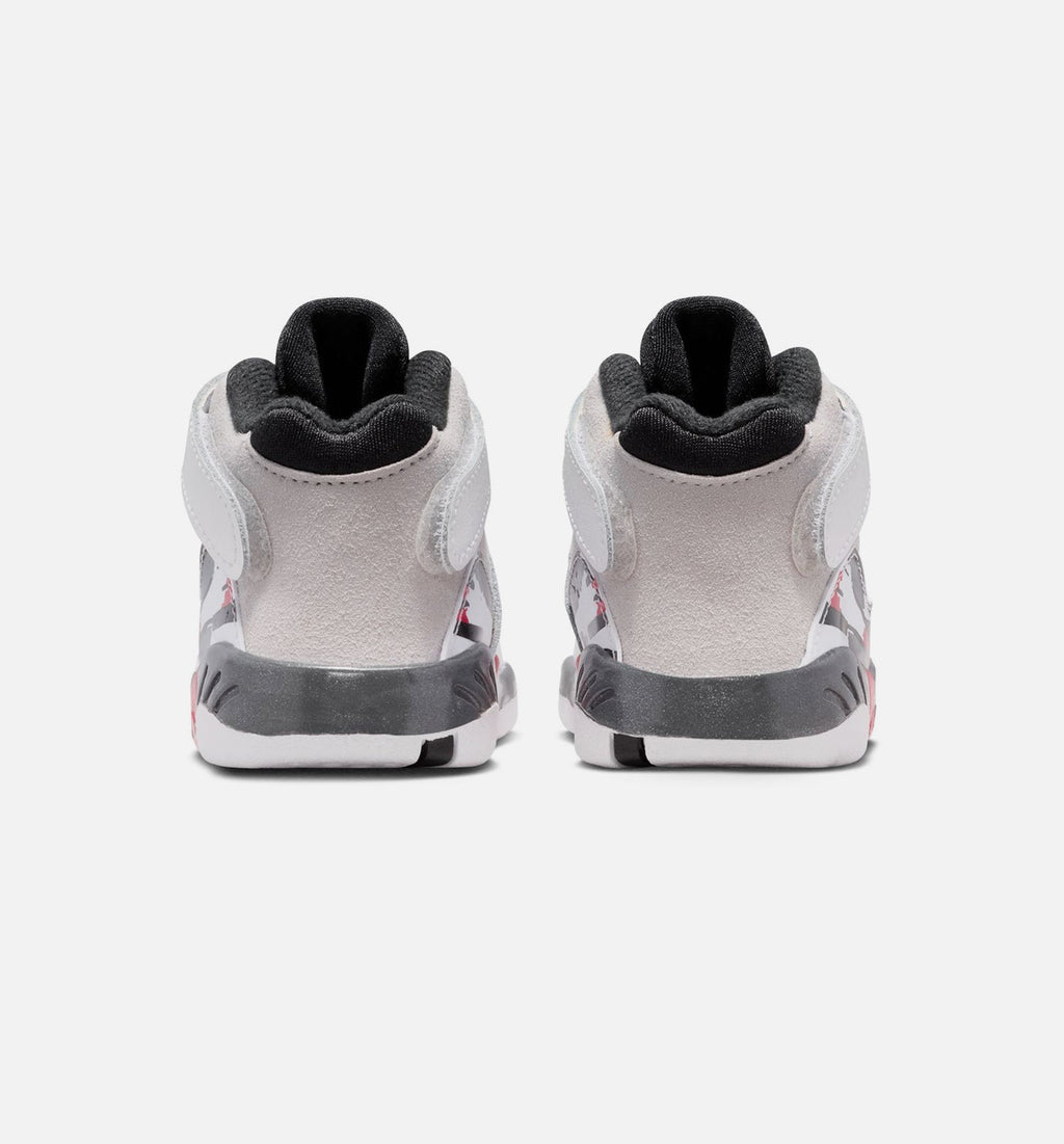 Air Jordan 8 Retro White And True Red Infant/Toddler Lifestyle Shoe - White/Black/True Red