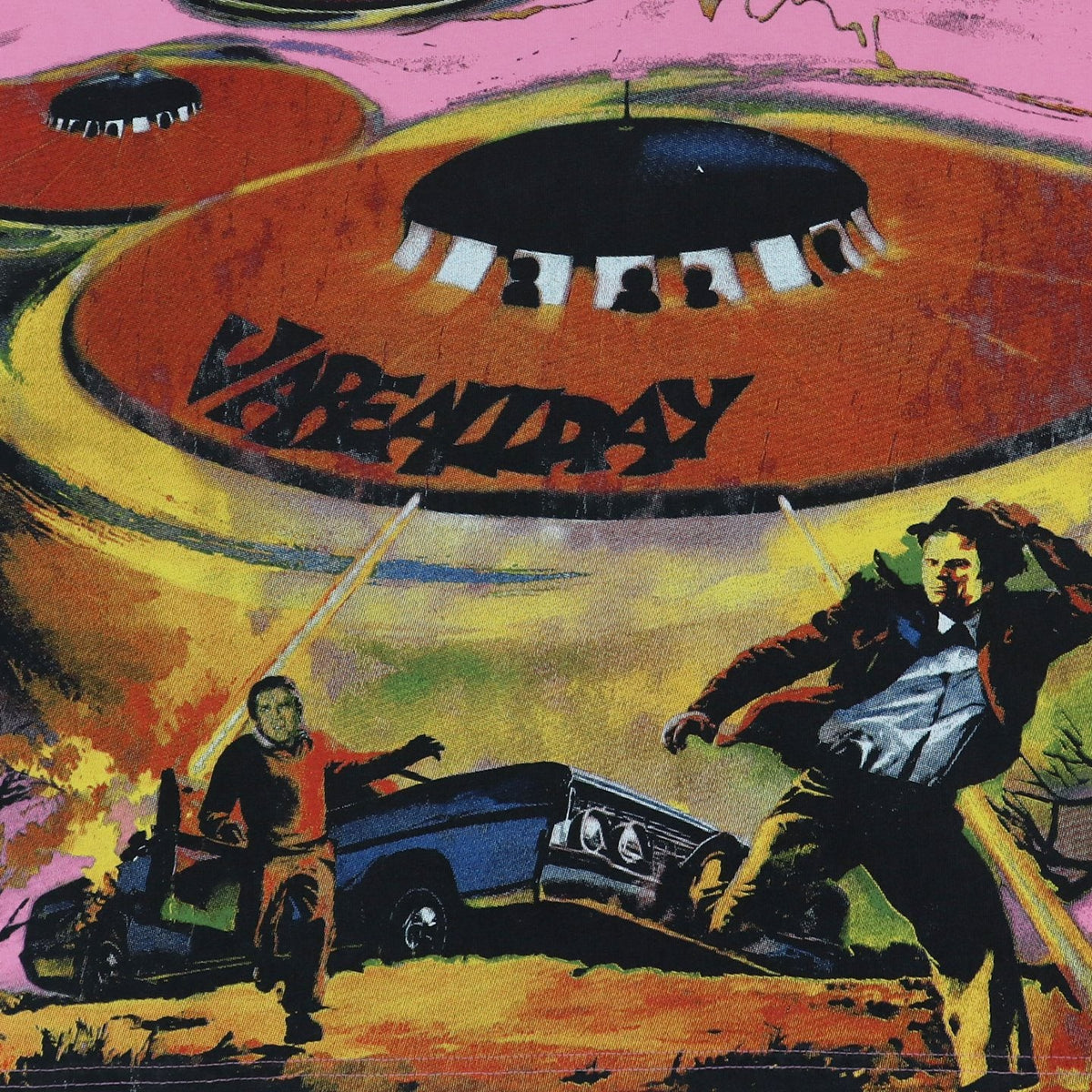 Valley Dreams UFO Comic Graphic Short-Sleeve T-Shirt