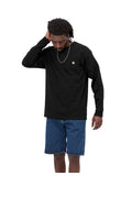 CARHARTT WIP CHASE TEE L/S Black / Gold