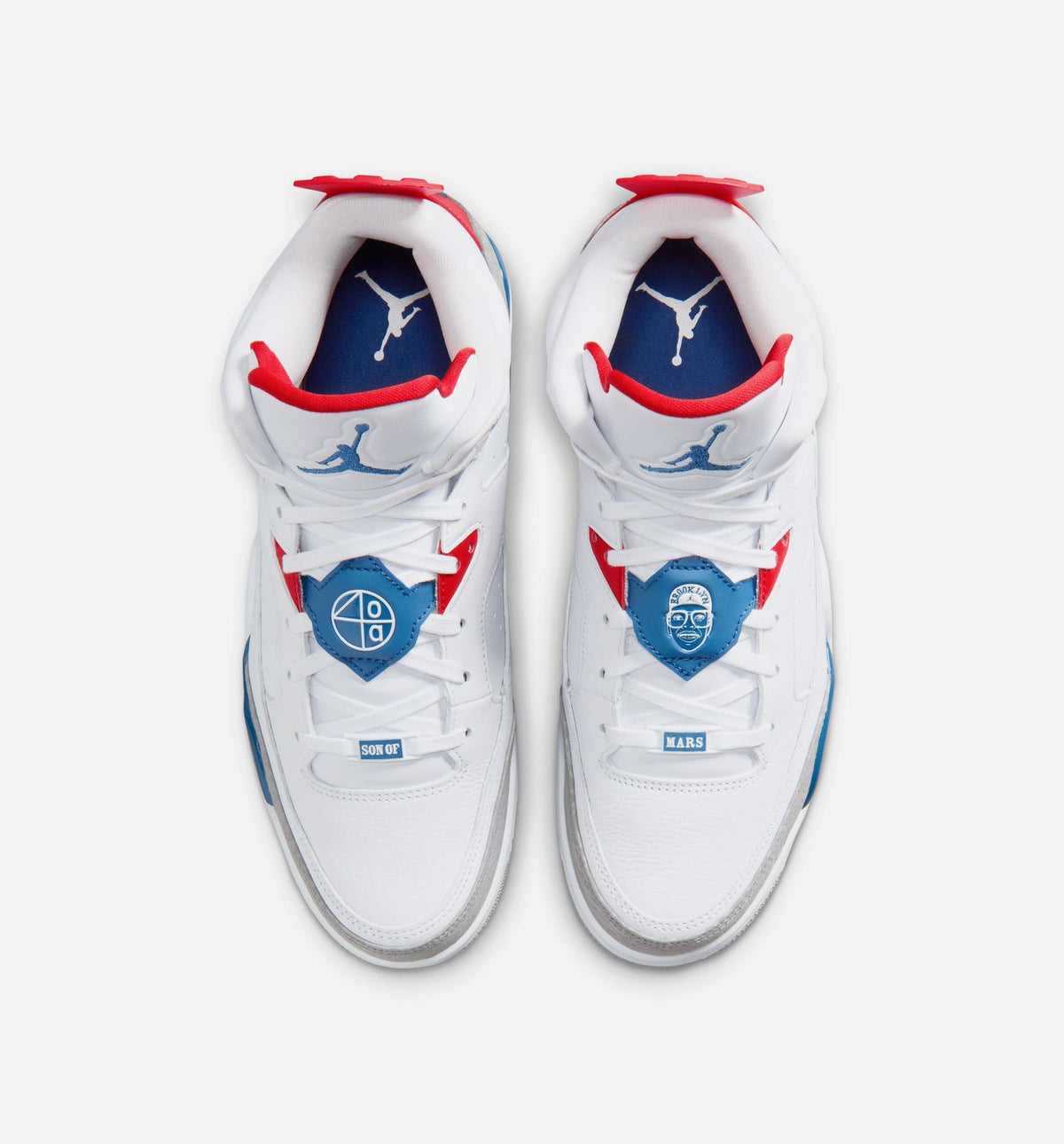 Son of Mars Low White and Varsity Red Men's Sneakers